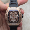 richard mille skull wrist watch
