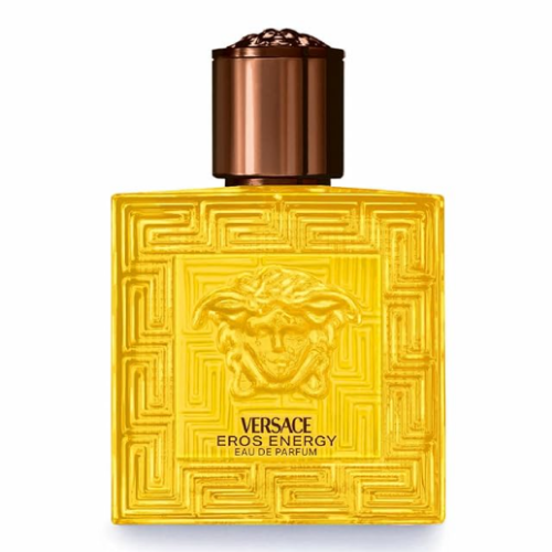 versace eros energy eau de perfume featuring a vibrant yellow bottle with a brown cap versace eros energy eau de perfume featuring a vibrant yellow bottle with a brown cap