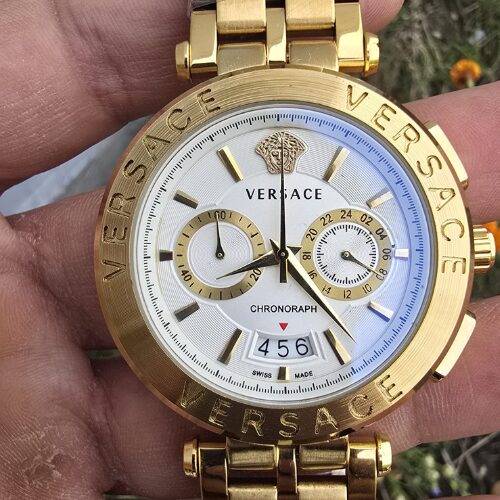 versace men's aion chrono watch