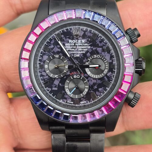 rolex daytona blaken rainbow watch rolex daytona blaken rainbow watch