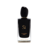 giorgio armani sì eau de perfum intense in black with a nude pink box giorgio armani sì eau de perfum intense in black with a nude pink box
