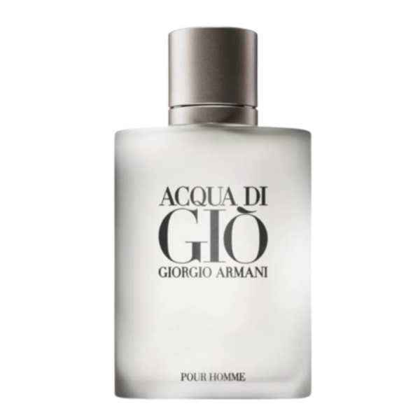 giorgio armani acqua di giò perfume with frosted white bottle