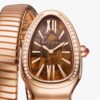 bvlgari rose gold serpenti tubogas watch brown bvlgari rose gold serpenti tubogas watch brown