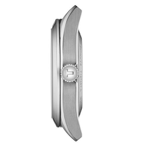 tissot powermatic 80 silicium watch with a stainless steel bracelet and ice blue dial tissot powermatic 80 silicium watch with a stainless steel bracelet and ice blue dial