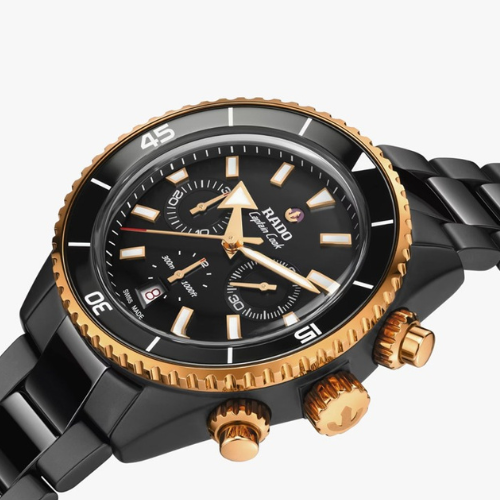 rado captain cook high tech ceramic automatic chronograph watch rado captain cook high tech ceramic automatic chronograph watch