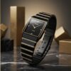 rado anatom quartz black watch