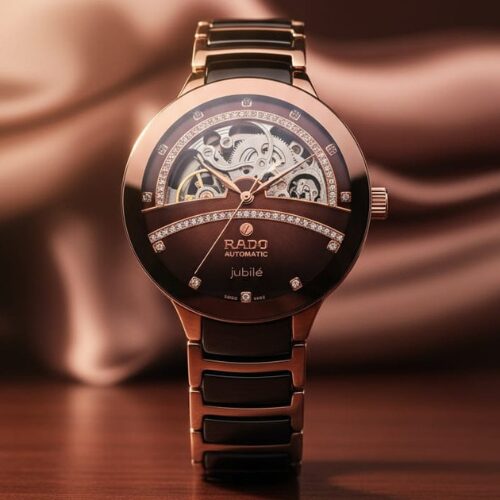 rado centrix brown automatic diamonds open heart watch rado centrix brown automatic diamonds open heart watch