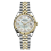 rolex couple datejust dual tone white gold pearl face watch rolex couple datejust dual tone white gold pearl face watch