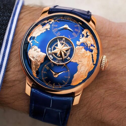 jacob & co. the world is yours dual time zone tourbillon watch