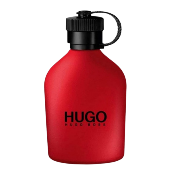 hugo boss hugo red perfume with matte red bottle and black cap hugo boss hugo red perfume with matte red bottle and black cap