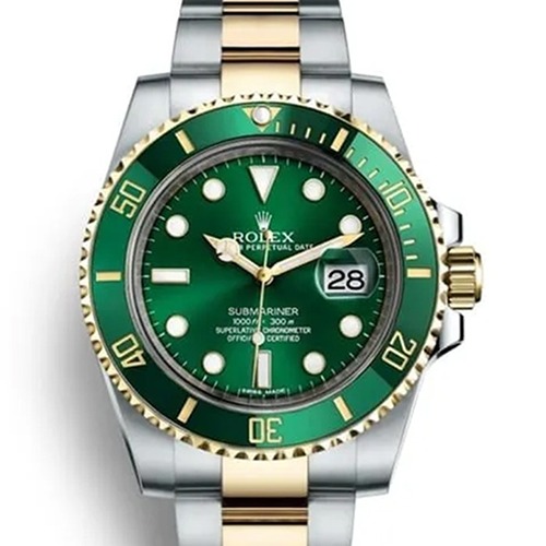 rolex submariner green dial dual tone watch rolex submariner green dial dual tone watch