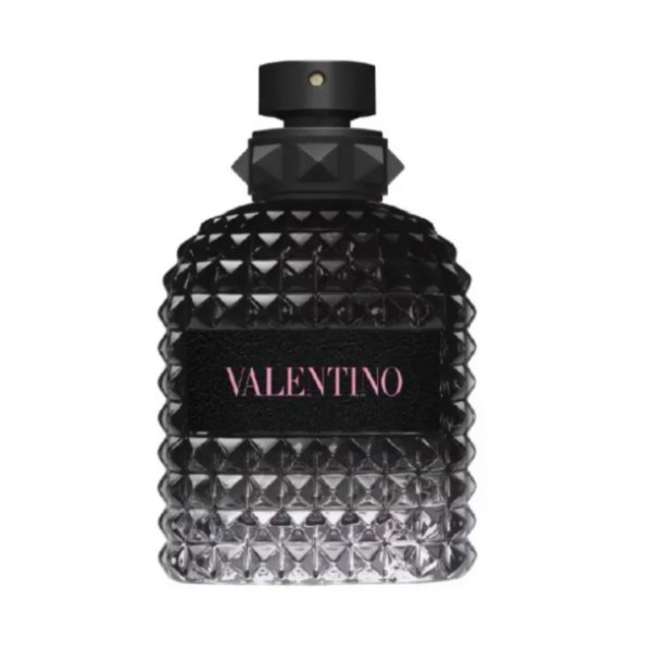 valentino uomo born in roma eau de toilette in black gradient glass bottle
