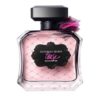 victoria’s secret tease pastel pink perfume bottle with decorative black label