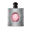 yves saint laurent black opium eau de perfum with a silver glitter bottle and pink accents yves saint laurent black opium eau de perfum with a silver glitter bottle and pink accents