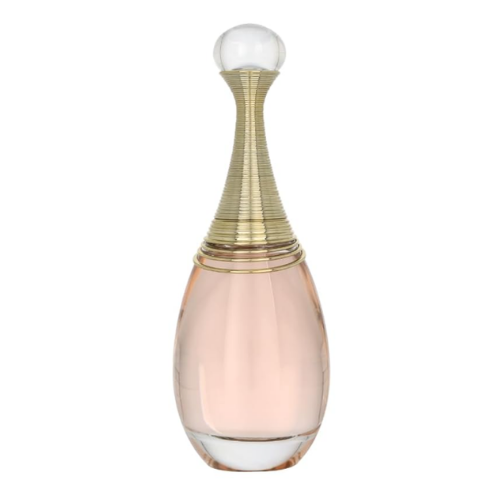 dior j’adore eau de perfume in a soft blush pink bottle with gold detailing dior j’adore eau de perfume in a soft blush pink bottle with gold detailing