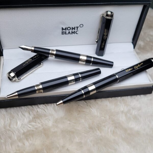 mont blanc pen set of 3pcs 896648 mont blanc pen set of 3pcs 896648