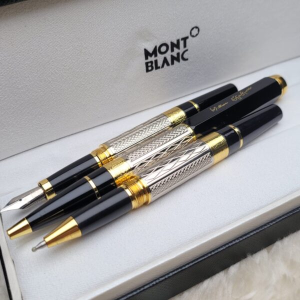 mont blanc pen set of 3pcs 896652 mont blanc pen set of 3pcs 896652
