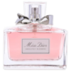 dior miss dior rosy pink perfume bottle with metallic silver bow
