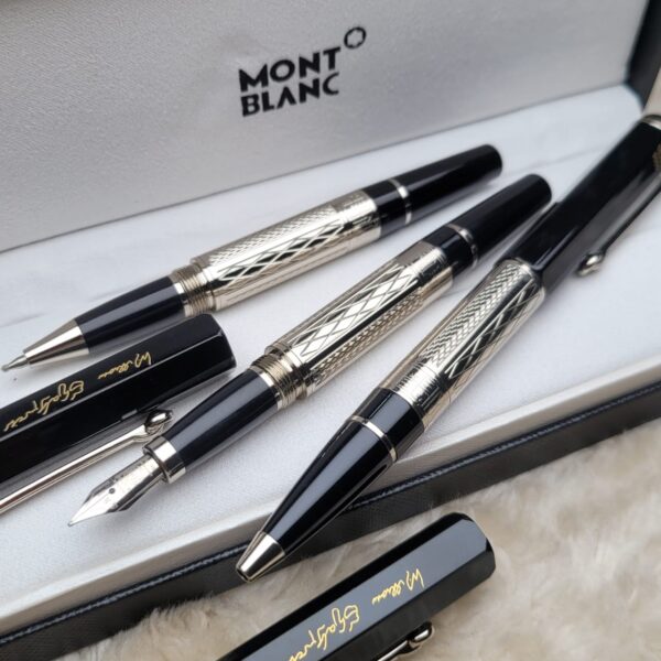 mont blanc pen set of 3pcs 896665 mont blanc pen set of 3pcs 896665