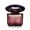 versace crystal noir perfume with a deep purple bottle and black gold packaging