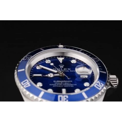 rolex submariner swiss mechanism blue 7655