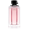 gucci flora soft pink glass perfume bottle with black bow detail gucci flora soft pink glass perfume bottle with black bow detail