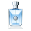 versace sky blue rectangular perfume bottle with metallic silver top versace sky blue rectangular perfume bottle with metallic silver top