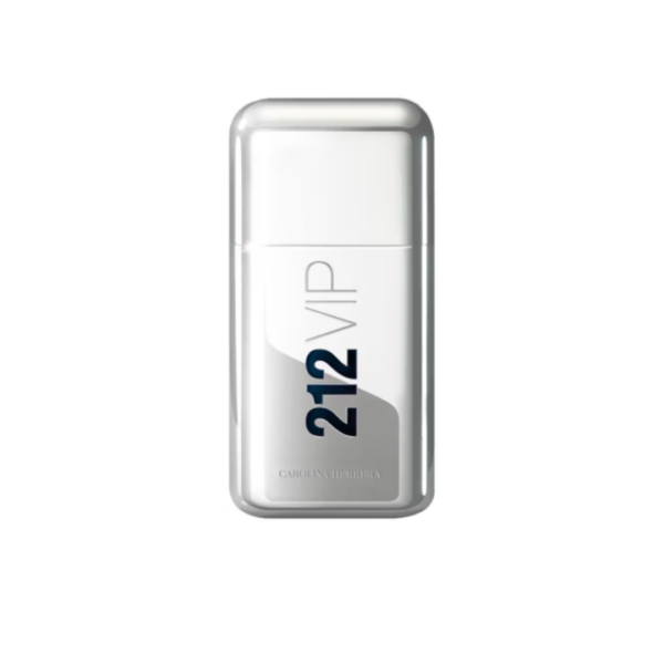 carolina herrera 212 vip men perfume in metallic silver bottle