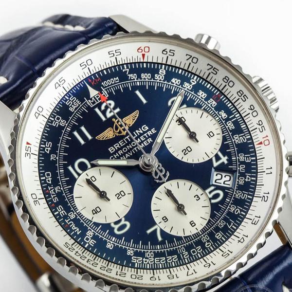 breitling stylish navitimer blue 7699