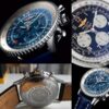breitling stylish navitimer blue 7699