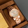 burberry rose gold with white dial