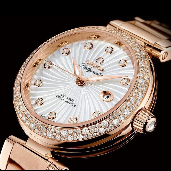 omega ladymatic rosegold 582