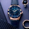 omega constellation co axial master chronometer 41 mm rose gold blue omega constellation co axial master chronometer 41 mm rose gold blue