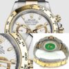 rolex daytona gold sliver with white dial 78273 couple collection rolex daytona gold sliver with white dial 78273 couple collection