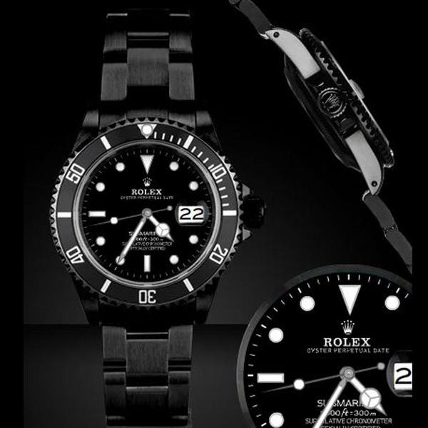 rolex submariner full black 45