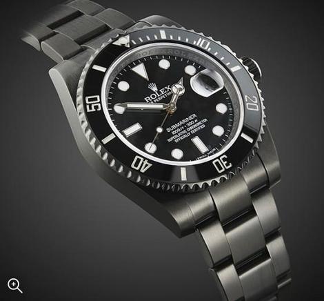 rolex submariner mk full black combo 8524