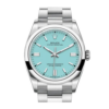 rolex oyster perpetual turquoise blue dial 279
