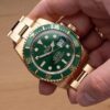 rolex submariner date oyster full gold with green dial rolex submariner date oyster full gold with green dial