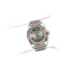 rolex oyster perpetual rosegold day date grey green