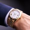 rolex oyster perpetual day date gold with white dial rolex oyster perpetual day date gold with white dial