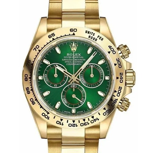 rolex daytona automatic gold chain green dial rolex daytona automatic gold chain green dial