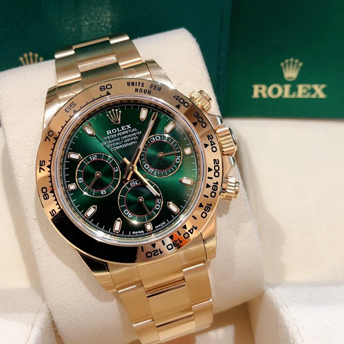 rolex daytona automatic gold chain green dial rolex daytona automatic gold chain green dial