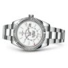 rolex sky dweller silver white dial rolex sky dweller silver white dial
