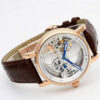 patek philippe automatic rose gold transparent dial leather strap patek philippe automatic rose gold transparent dial leather strap