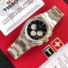 tissot classic prx chronograph quartz silver black