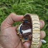 versace greca black dial gold tone watch versace greca black dial gold tone watch