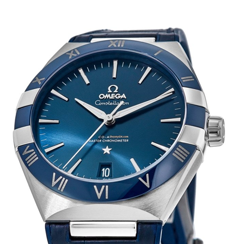 omega constellation co axial master chronometer 41 mm blue omega constellation co axial master chronometer 41 mm blue