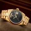 rolex yellow gold onyx day date watch rolex yellow gold onyx day date watch
