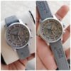 montblanc chronograph grey leather mens watch montblanc chronograph grey leather mens watch