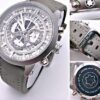 montblanc chronograph grey leather mens watch montblanc chronograph grey leather mens watch